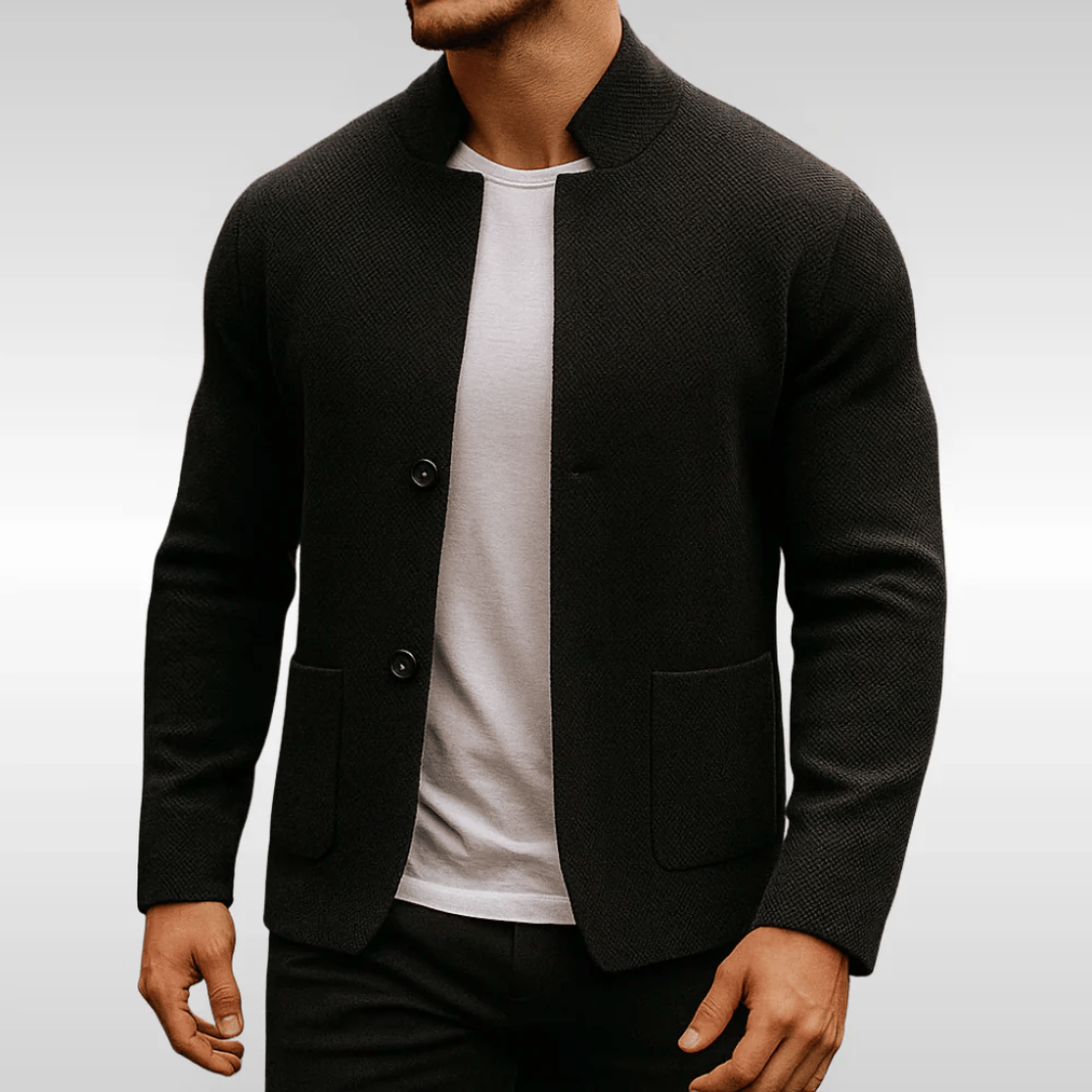 Leon – Strukturierte Strickjacke
