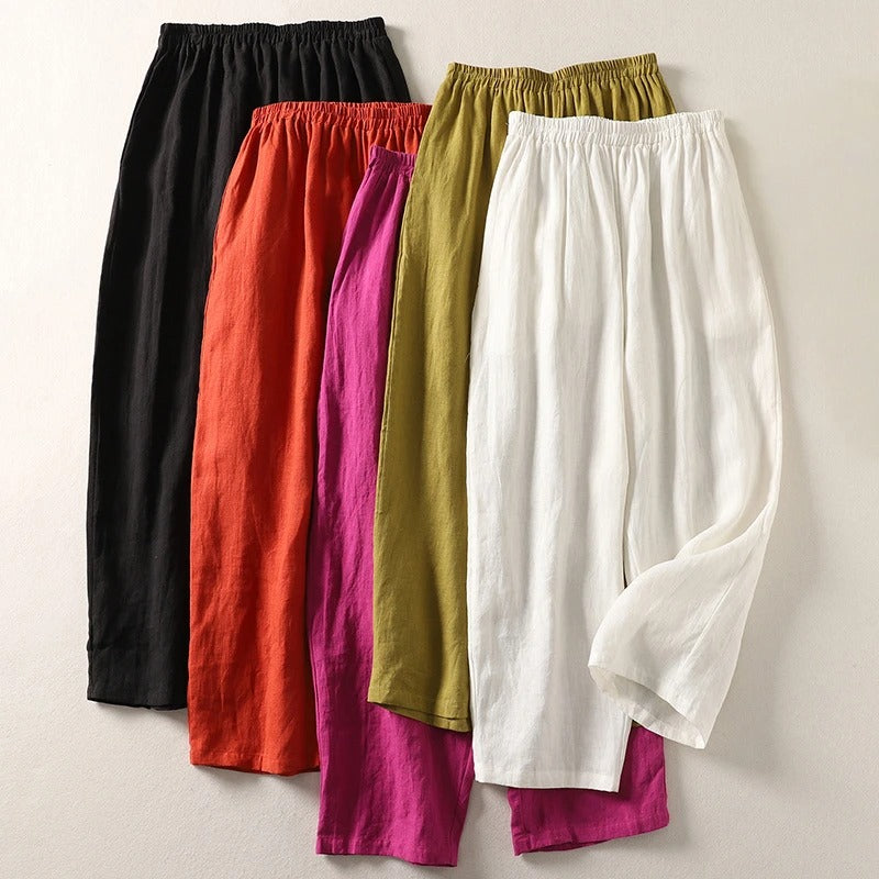 Sommerfeld | Leinen Hose mit Relaxed Fit (1 Kaufen, 1 GRATIS dazu)