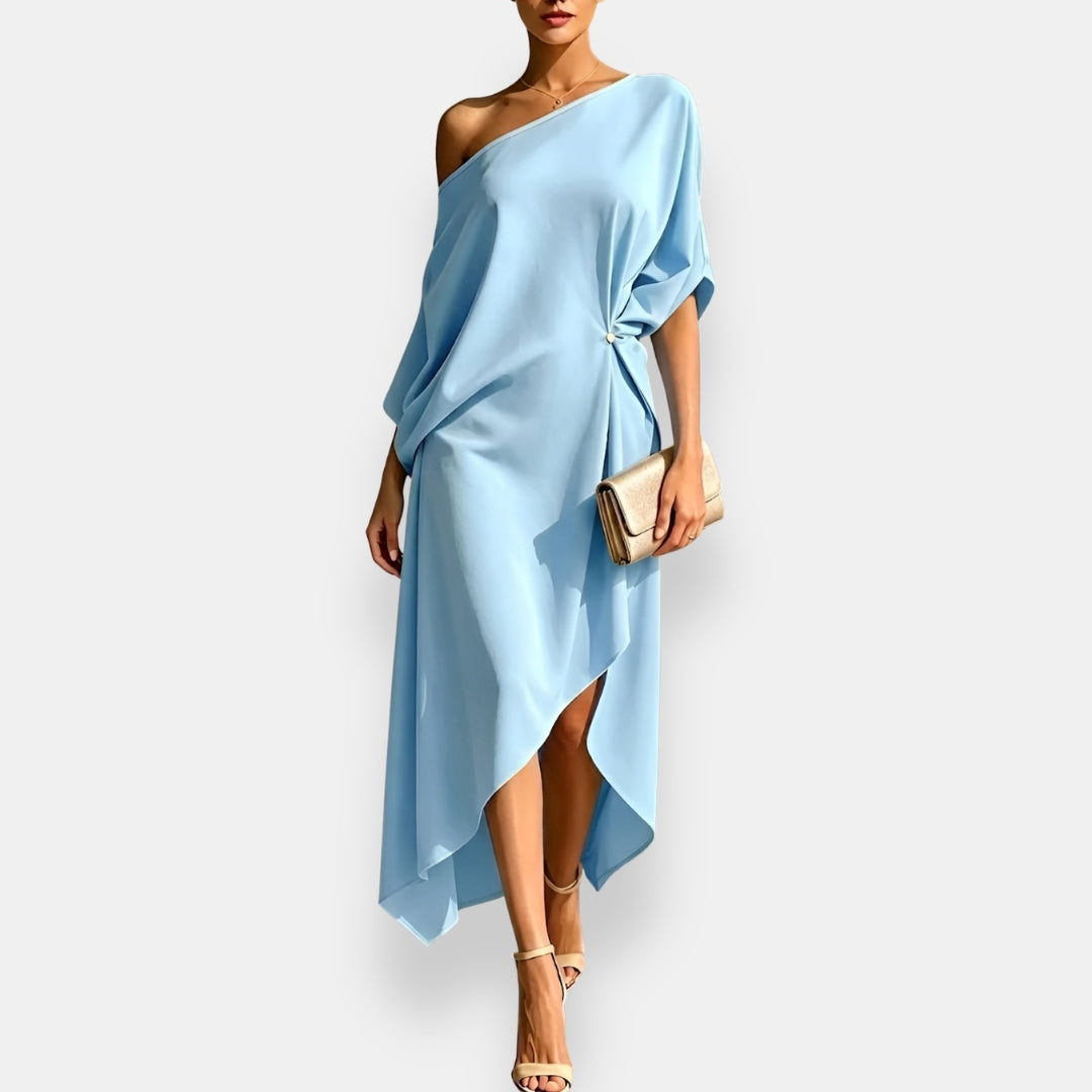 Orléane | Asymmetrisches Drapé-Kleid