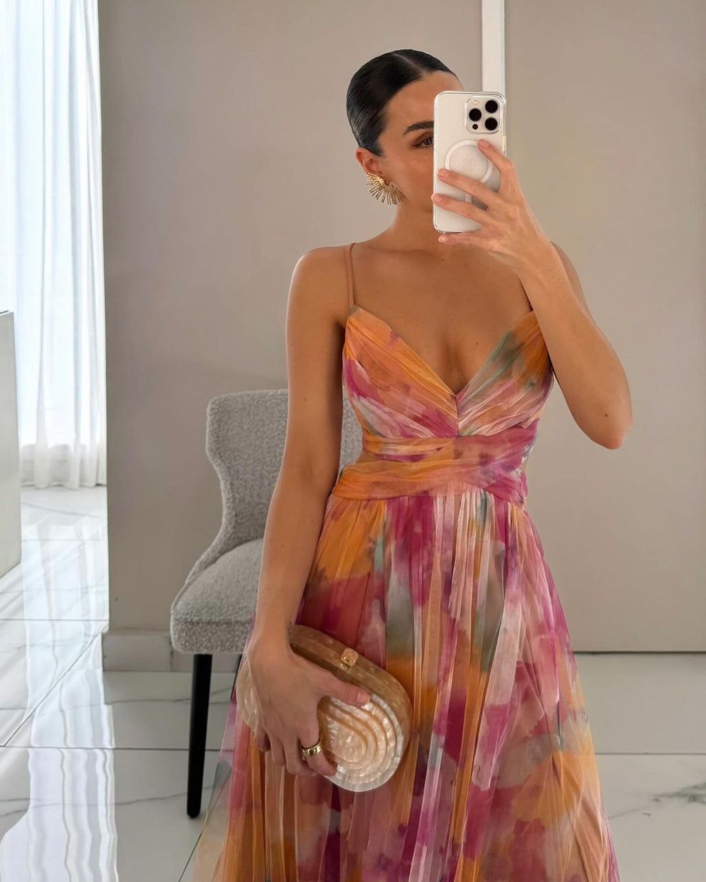 Flora | Maxikleid mit Blumenprint (LIMITIERTE AUFLAGE)