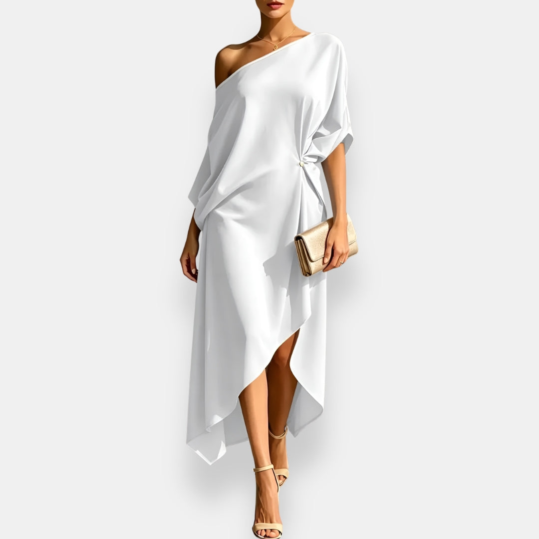 Orléane | Asymmetrisches Drapé-Kleid