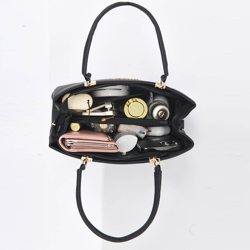 Danbaoly - Mittelgroße Handtasche, Schwarz