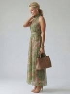 Naomi | Halter Maxi Kleid