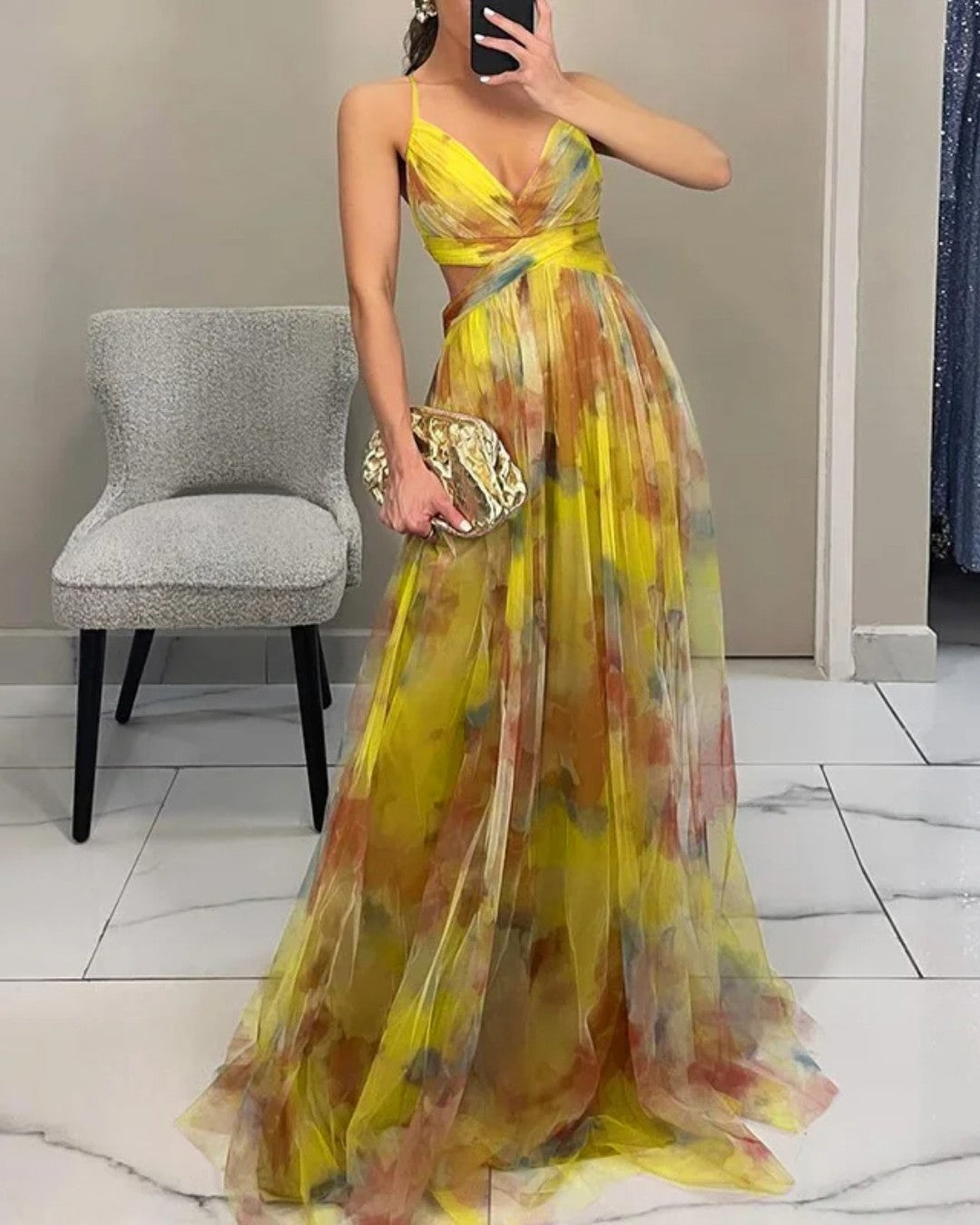 Flora | Maxikleid mit Blumenprint (LIMITIERTE AUFLAGE)