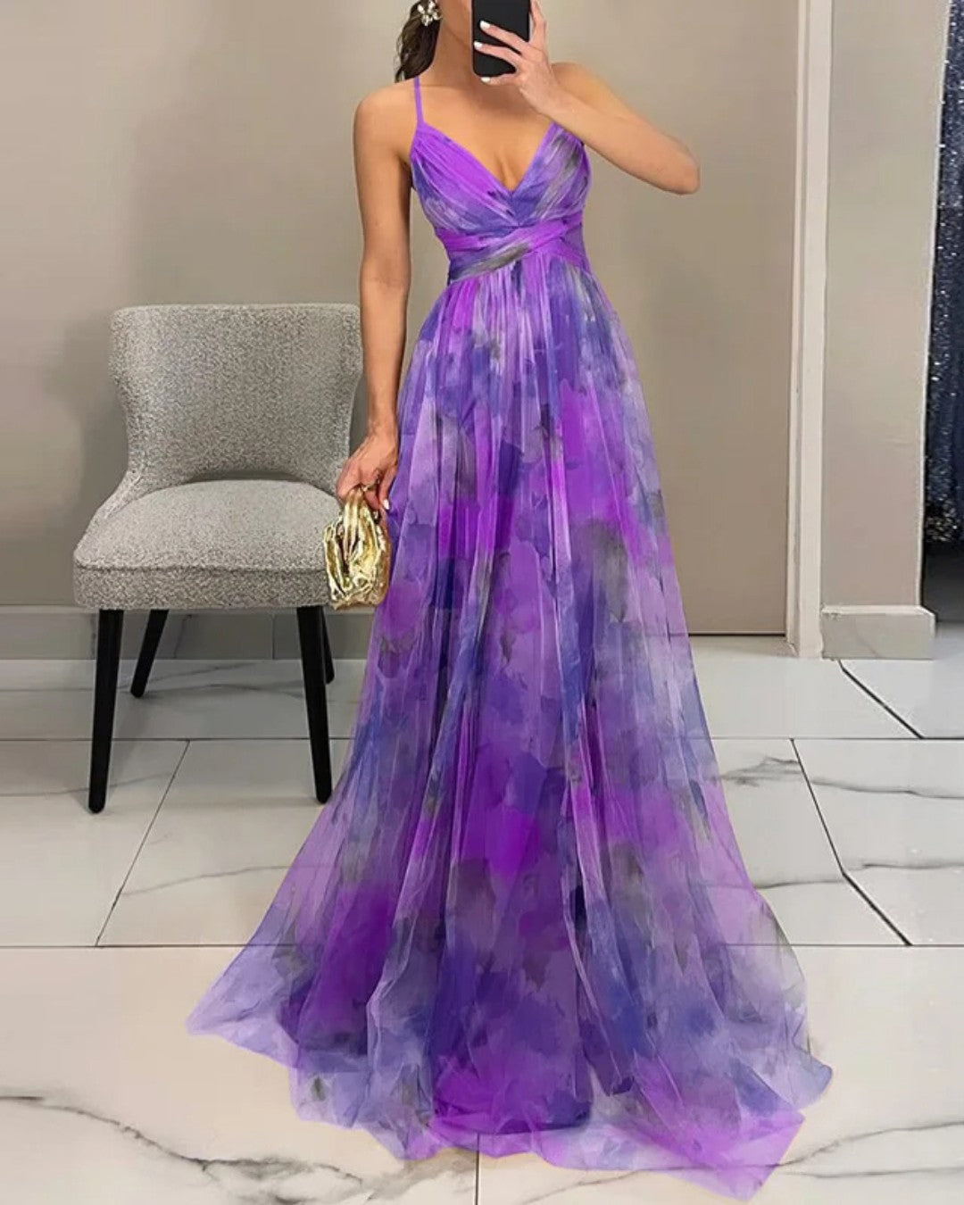 Flora | Maxikleid mit Blumenprint (LIMITIERTE AUFLAGE)